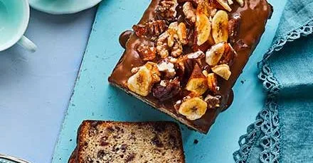 Sticky toffee banana bread