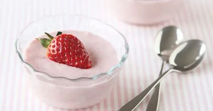 Strawberry mousse