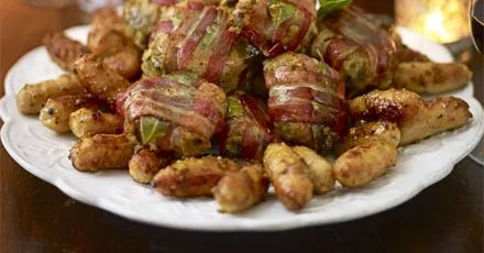 Streaky stuffing parcels