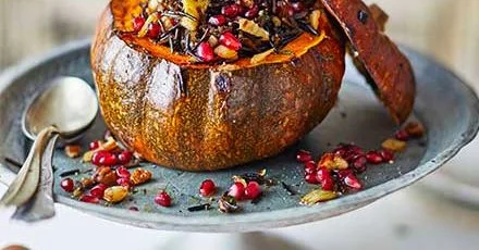 Stuffed pumpkin