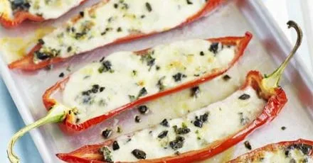 Stuffed sweet peppers