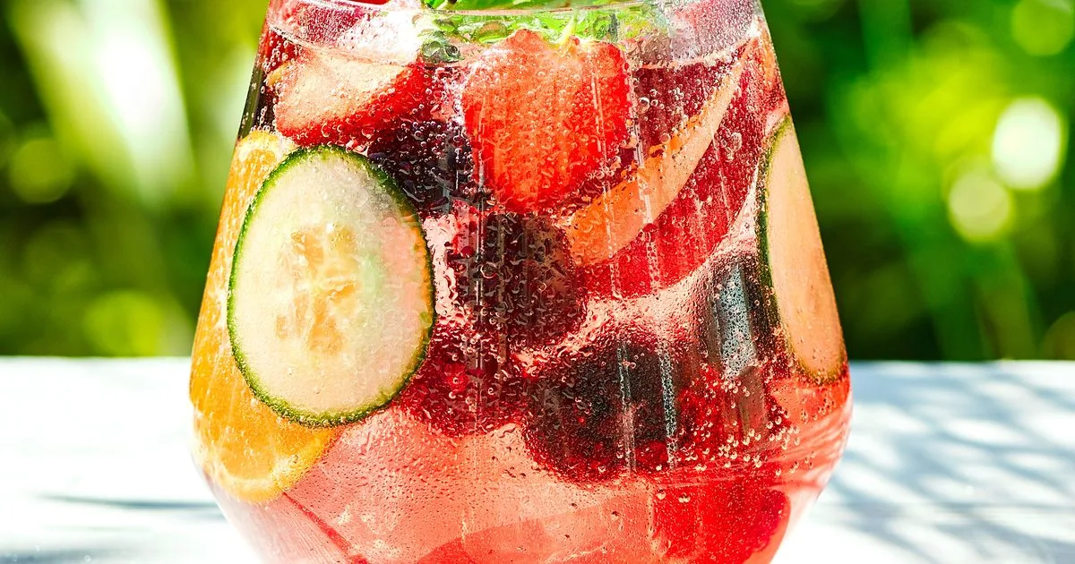 Summer cup mocktail