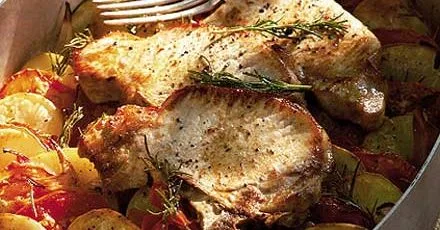 Summer pork & potatoes