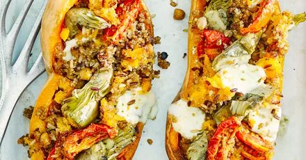 Summery stuffed squash