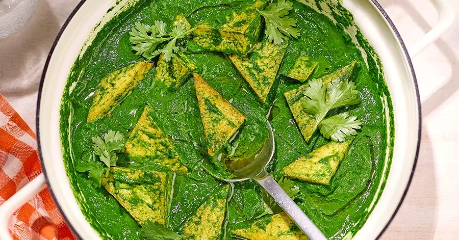 Super-green tofu curry
