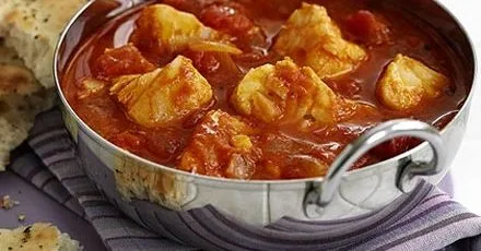 Super-quick fish curry