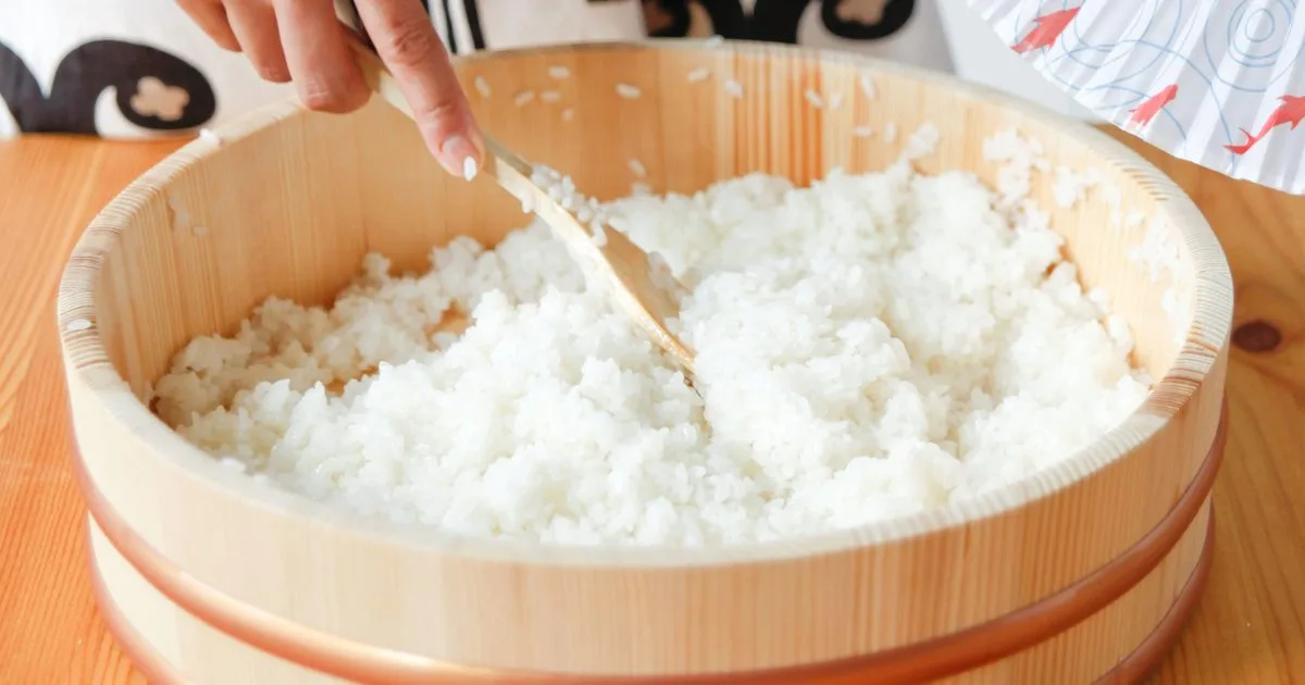 Perfect sushi rice