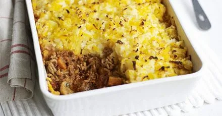 Shepherd's Pie with Swede and Potato Rosti