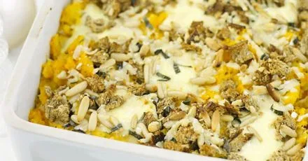 Sweet potato & parsnip bake