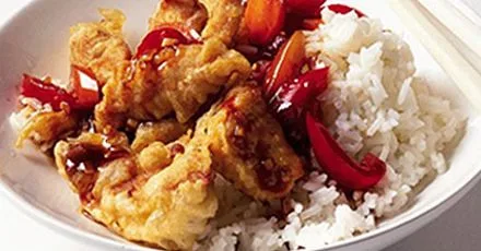 Курка в клярі з кисло‑солодким соусом