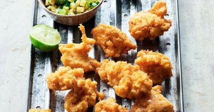 Sweetcorn beignets