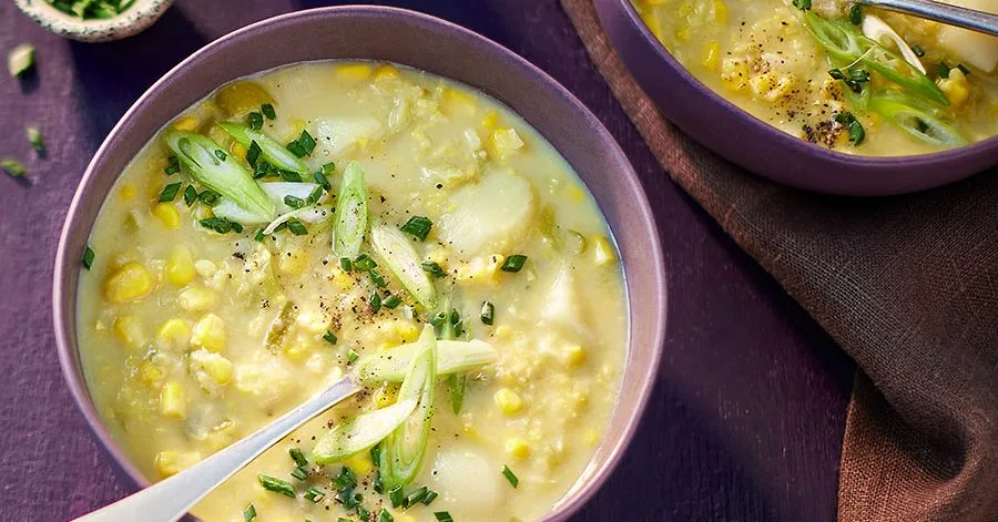Sweetcorn chowder