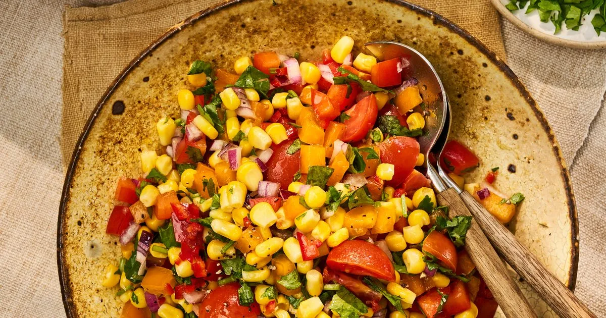 Sweetcorn confetti salad