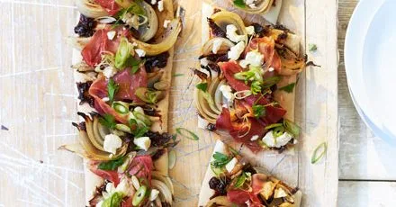 Tear-and-share feta flatbreads