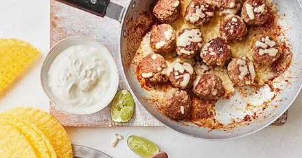 Текс‑мекс тако з м’ясними кульками