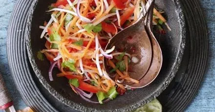 Thai carrot slaw