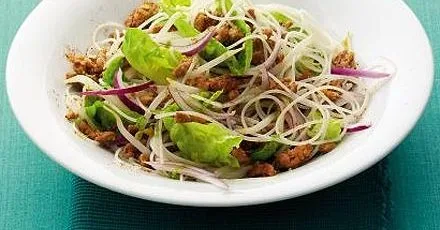Thai rice noodle salad