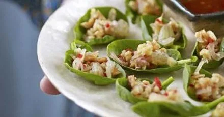 Thai spinach bites