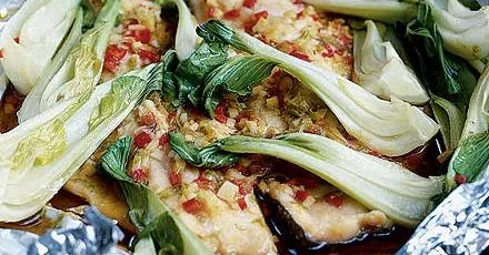 Thai-style steamed fish