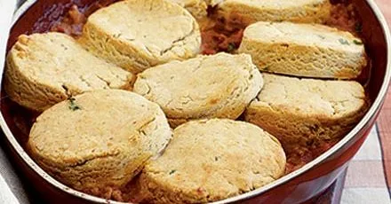 Thane Prince's gluten-free beef cobbler