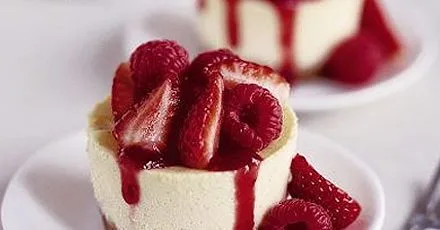 Three-cheese cheesecake