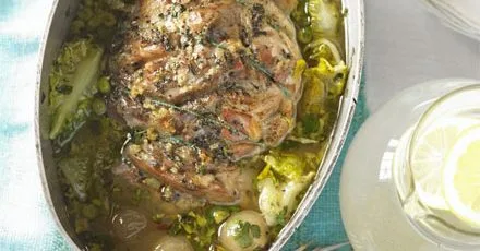 Three-hour shoulder of lamb