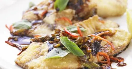 Tilapia in Thai sauce