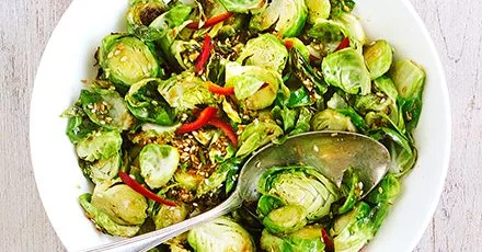 Toasted sesame sprouts