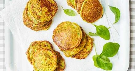 Toddler recipe: Sweetcorn & spinach fritters