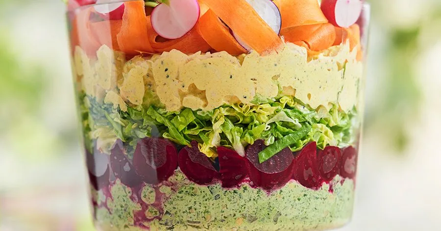 Trifle bowl coronation salad