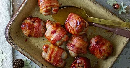 Triple pigs in blankets