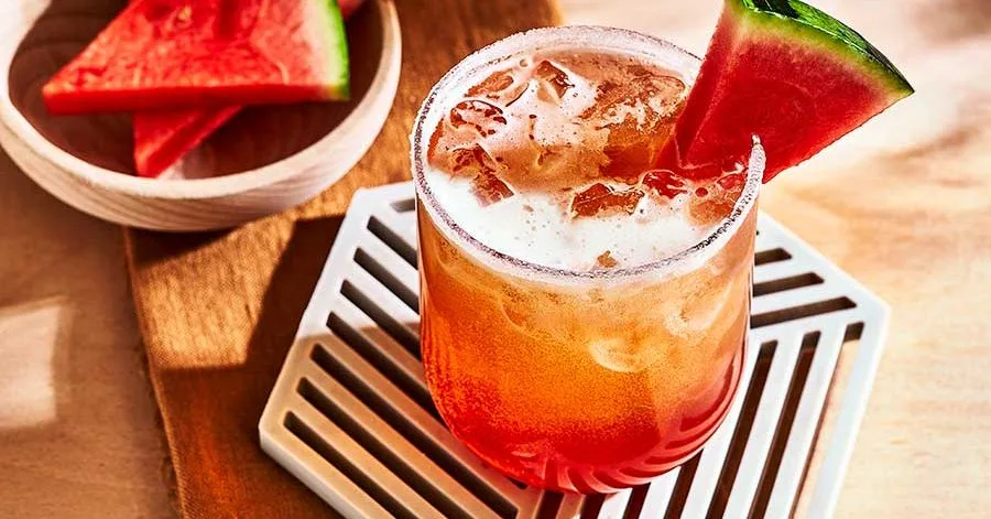 Tropical beer cocktail