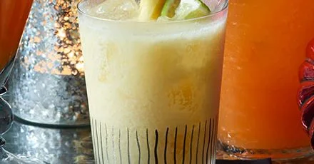Tropical coconut rum punch