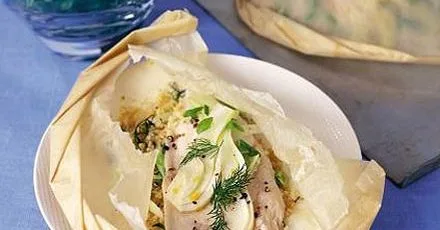 Trout & fennel parcels