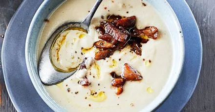 Truffled Jerusalem artichoke soup