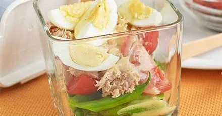 Tuna Niçoise protein pot