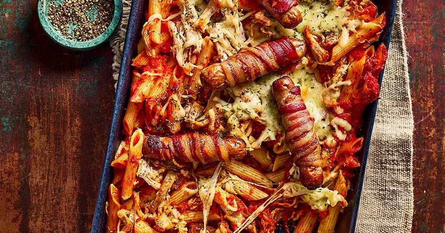 Turkey pasta bake