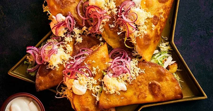 Turkey & potato taquitos