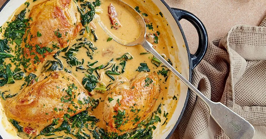 Creamy Tuscan chicken