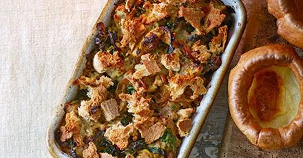 Tuscan sausage, kale & ciabatta stuffing
