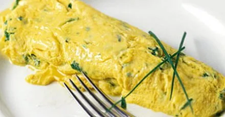 Classic French omelette