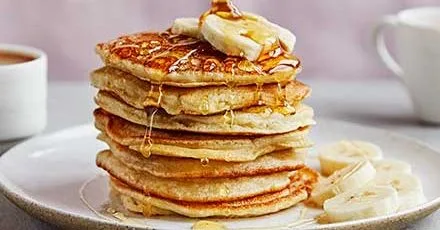 Vegan banana pancakes