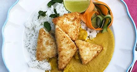 Vegan katsu curry
