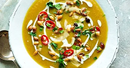 Vegan pumpkin soup