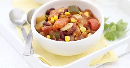Vegetable & bean chilli