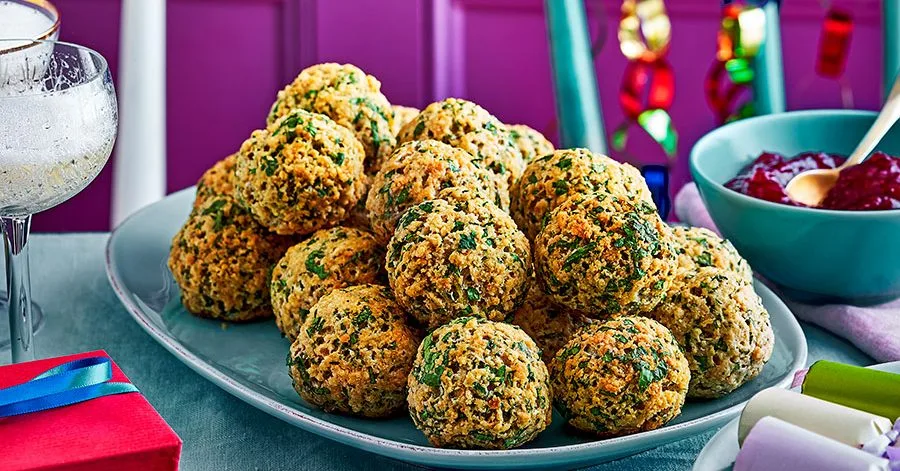 Veggie ‘forcemeat’ balls