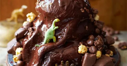 Easy volcano cake