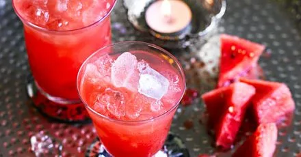 Watermelon & orange blossom lemonade