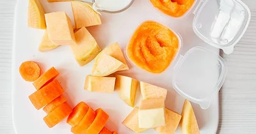 Weaning recipe: Carrot & swede purée