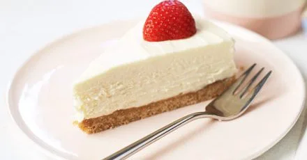 White chocolate cheesecake